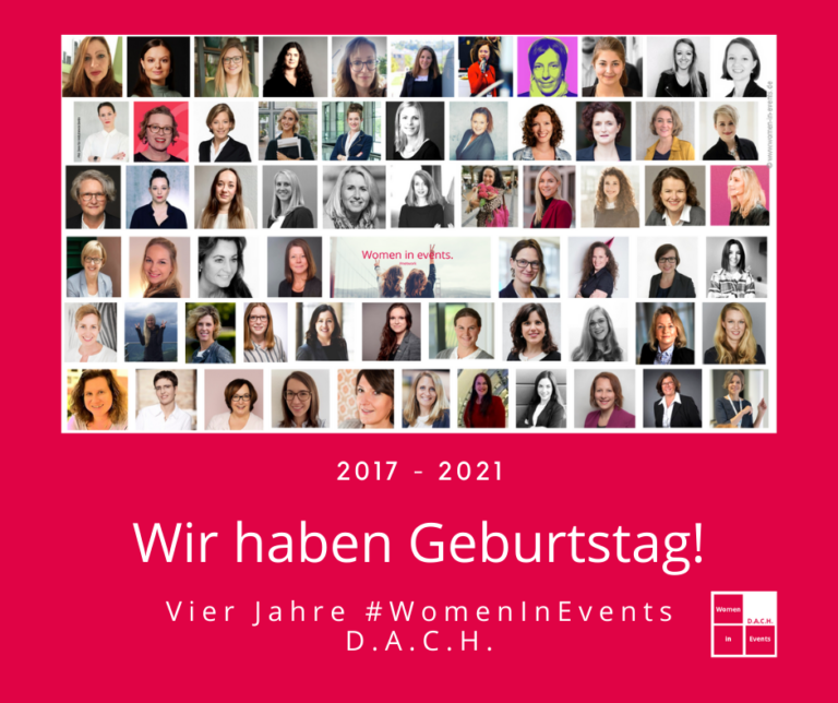 Read more about the article Wir haben Geburtstag: vier Jahre Women in Events
