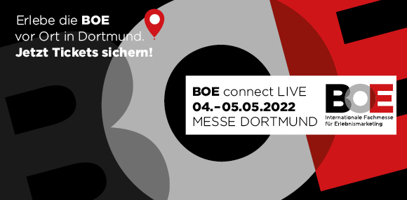 Logografik BOE connect Live vom 4.-5. Mai 2022